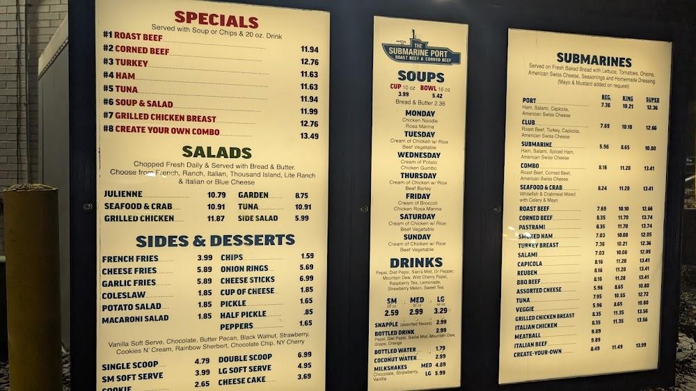 Submarine Port Menu image 2
